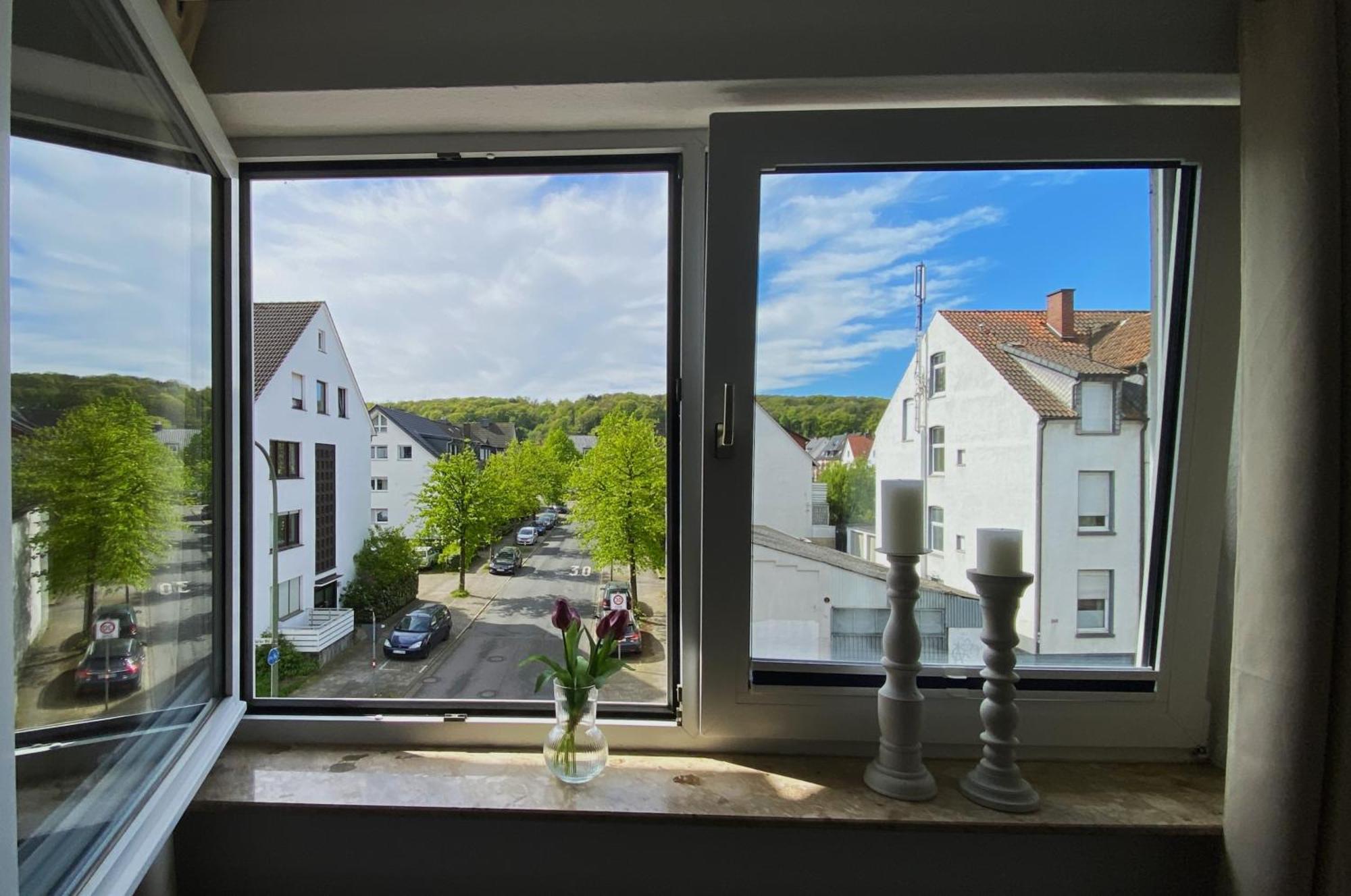 Schoelerberg Apartment Mit Tiefgaragenparkplatz Und Kingsize-Bett Osnabrueck Exterior photo